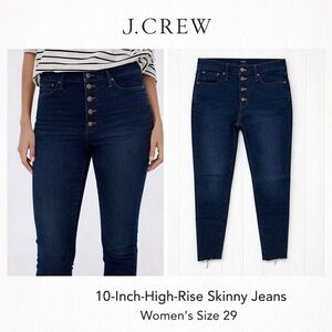 J.Crew 10-Inch High-Rise Skinny Jeans · Women’s Size 29